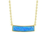 Milani Opal Bar Necklace Necklace Island by Koa Nani Gold Vermeil Large 