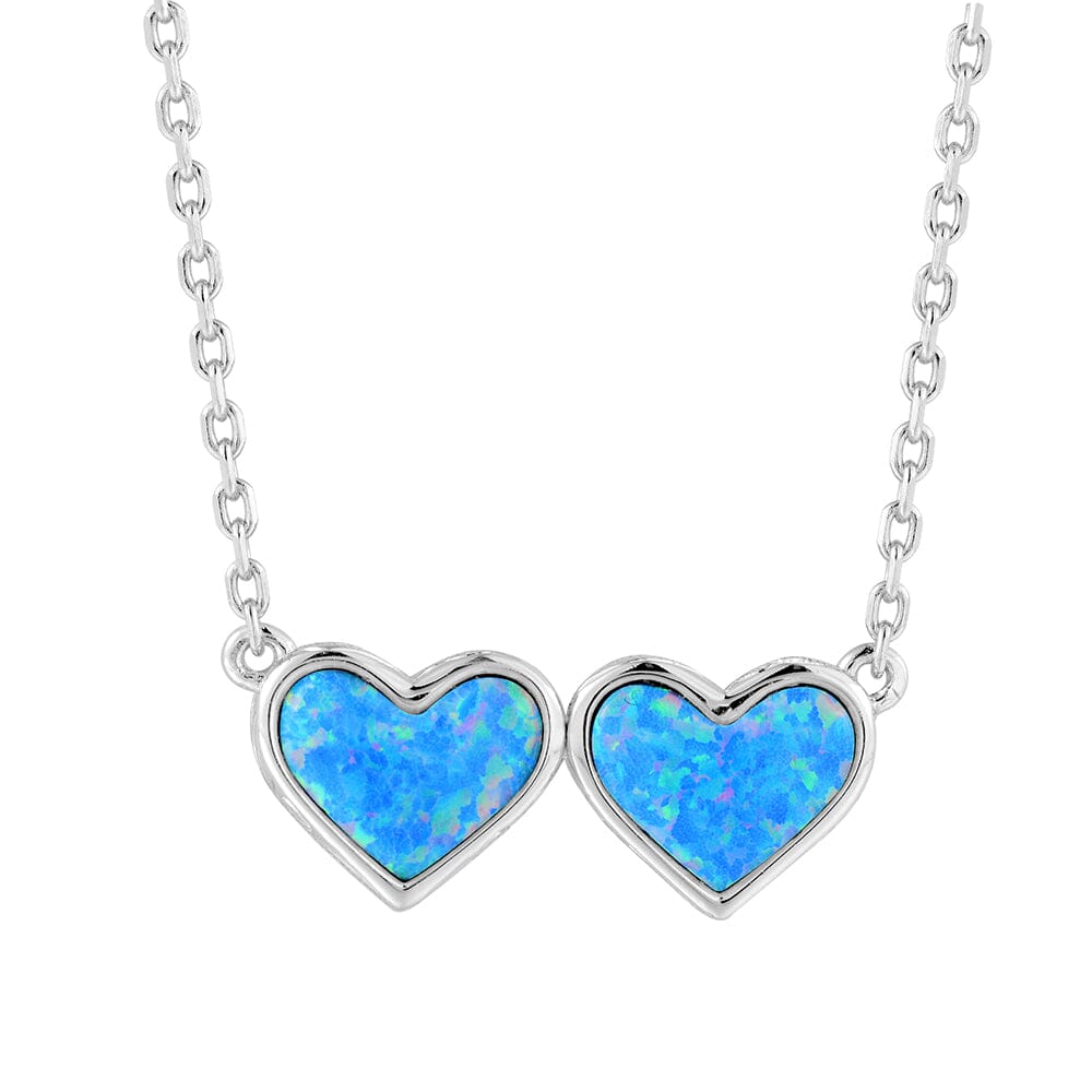 Mirela Twin Lovers Opal Necklace Necklace Island by Koa Nani Sterling Silver 