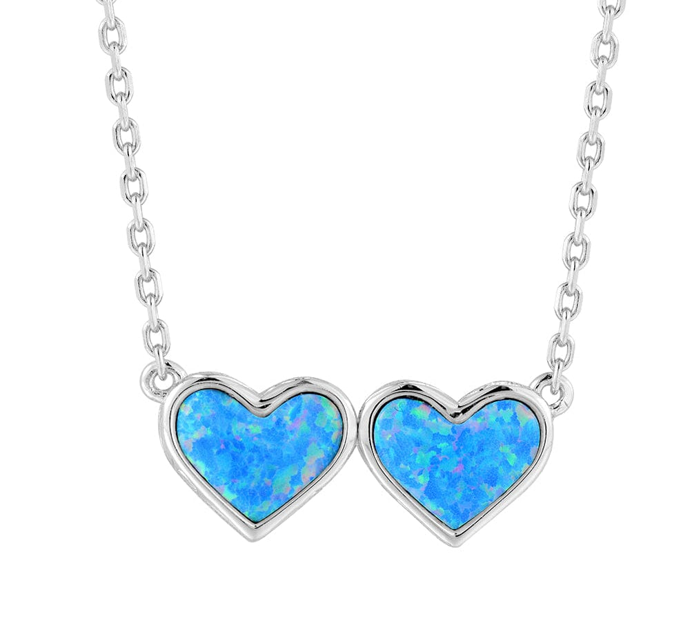 Mirela Twin Lovers Opal Necklace Necklace Island by Koa Nani Sterling Silver 