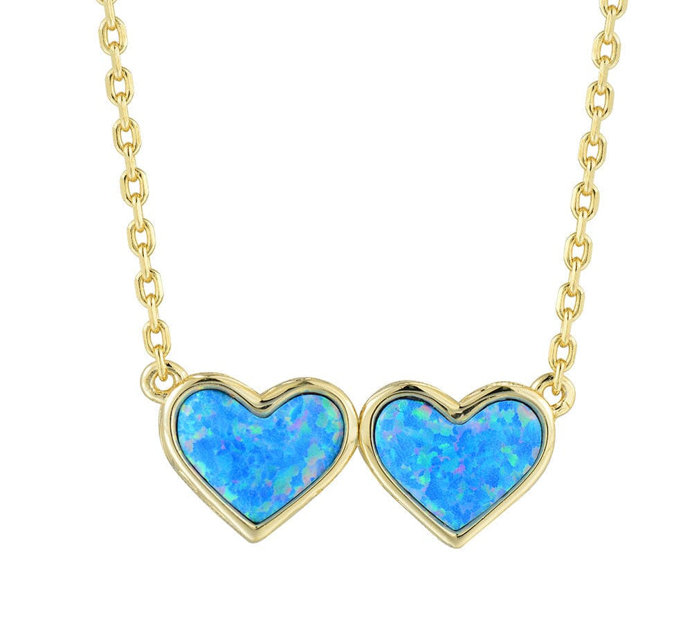Mirela Twin Lovers Opal Necklace Necklace Island by Koa Nani Gold Vermeil 