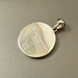 Miss Hawaii Engraved Delegate’s Medallion - 18k Gold Plated Pendant Island by Koa Nani 
