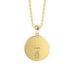 Miss Hawaii Engraved Pendant - 18k Gold Plated Pendant Island by Koa Nani 