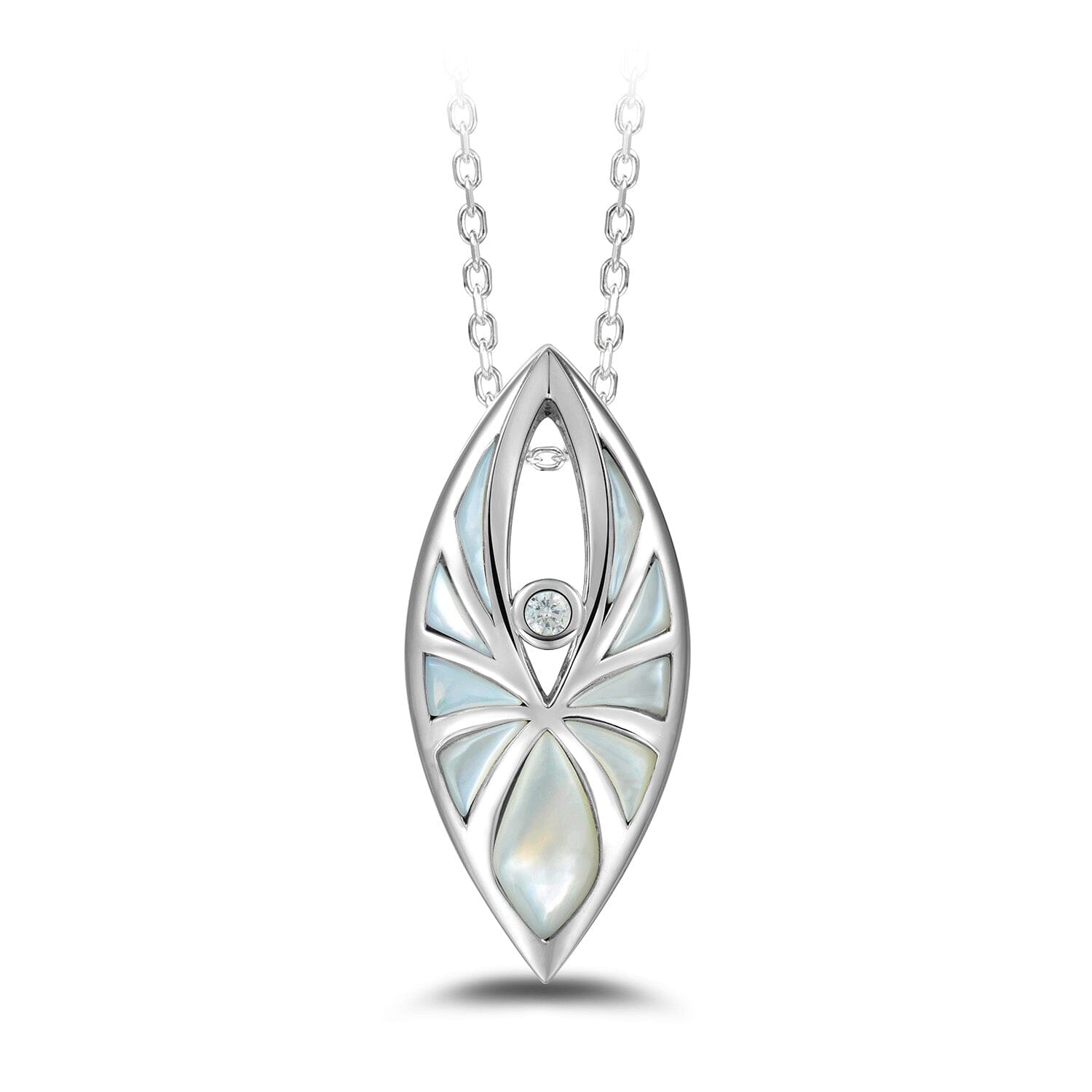 Mother of Pearl Kalo Lani Pendant Pendant Island by Koa Nani 