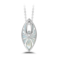 Mother of Pearl Kalo Lani Pendant Pendant Island by Koa Nani 