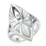 Mother of Pearl Kalo Lani Ring Ring Island by Koa Nani 