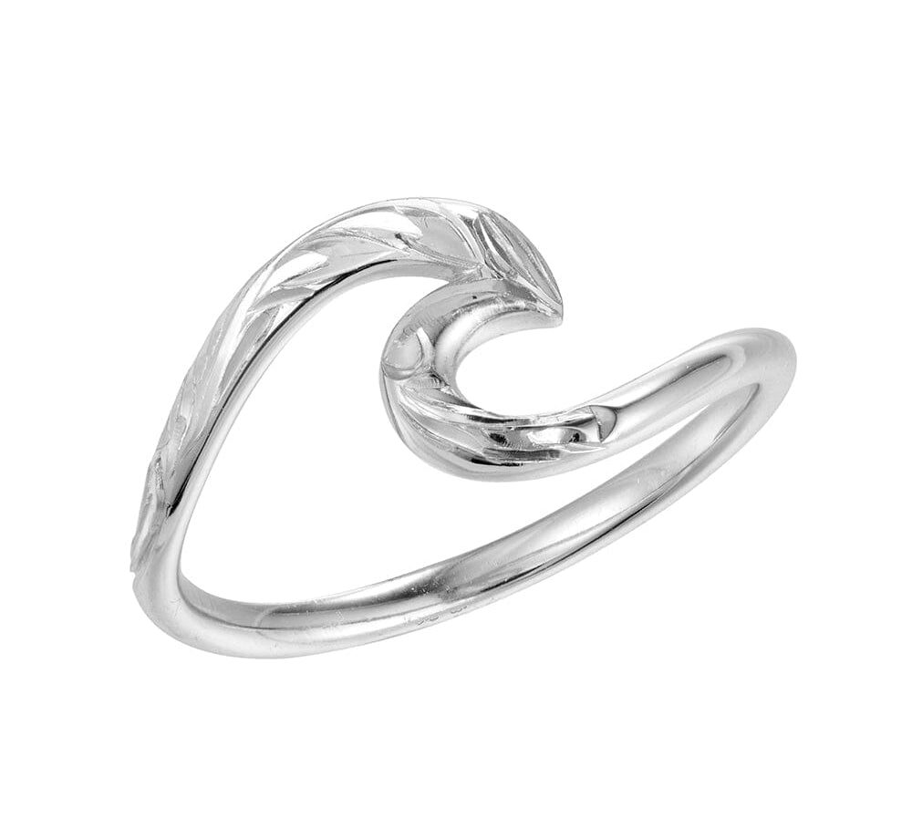 Nerida Wave Ring Ring Island by Koa Nani Sterling Silver 3 
