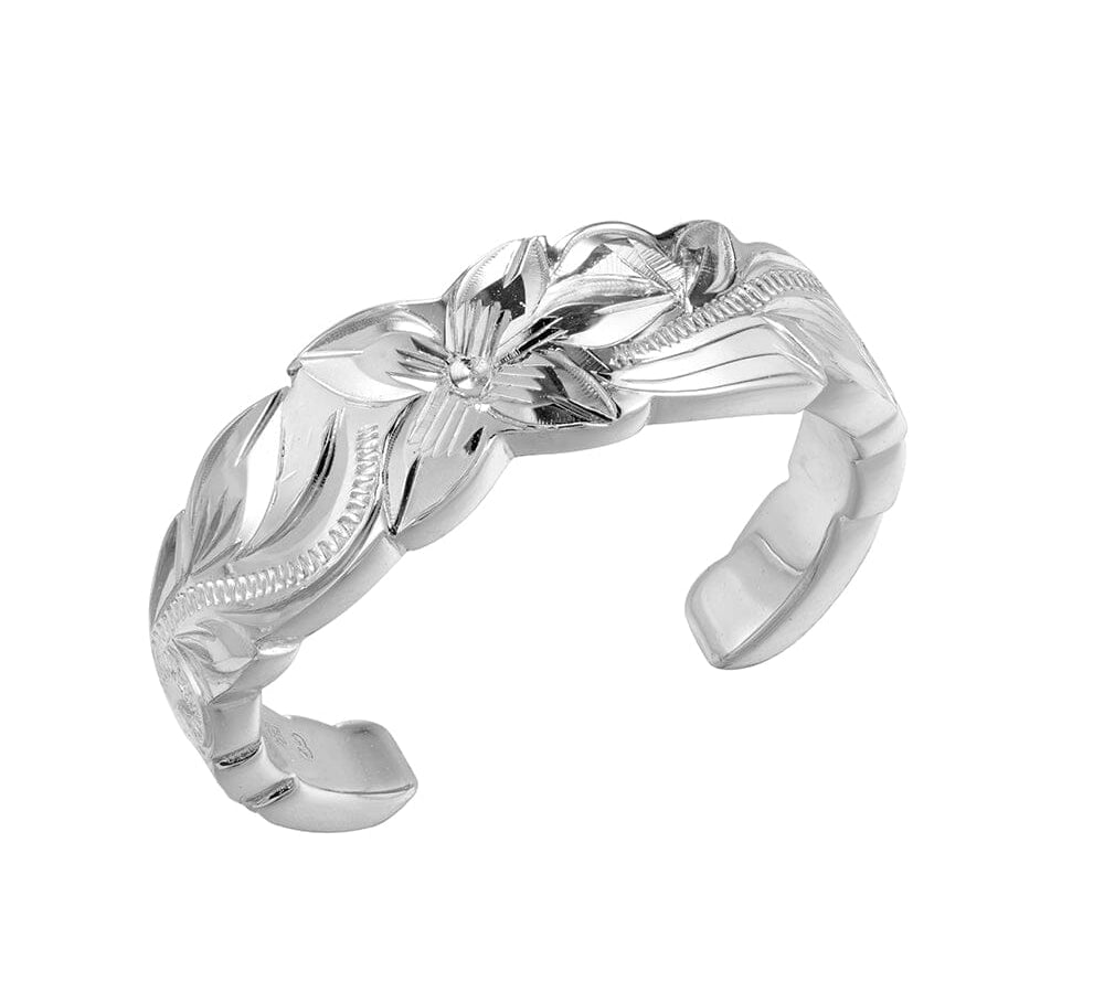 Novea Scroll Toe Ring Toe Ring Island by Koa Nani Sterling Silver Large 