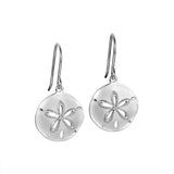 Ocean Isle Sand Dollar Hook Earrings Earrings Island by Koa Nani 