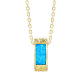 Omu Opal Ring Pendant Pendant Island by Koa Nani Gold Vermeil 