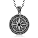 Onyx Compass Medallion Necklace Island by Koa Nani 