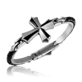 Onyx Cross Cord Bracelet Bracelet Island by Koa Nani 