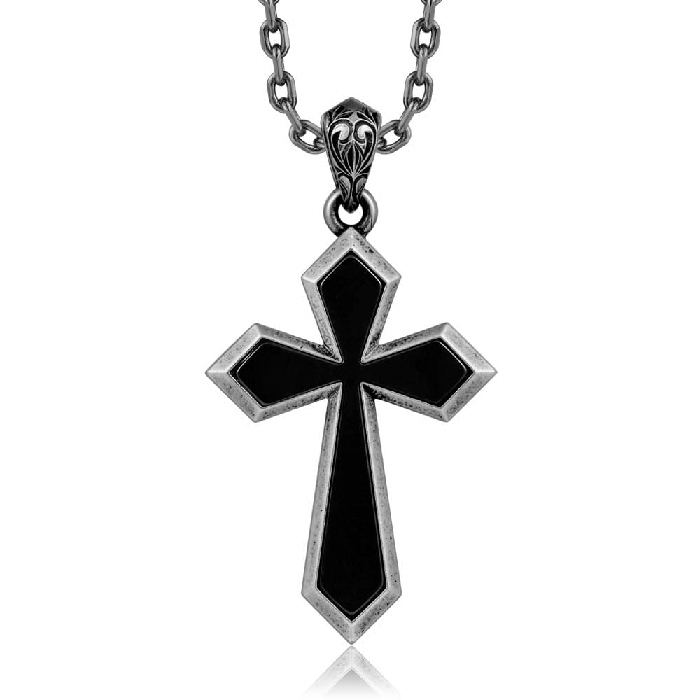 Onyx Cross Pendant Pendant Island by Koa Nani 