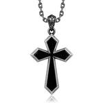 Onyx Cross Pendant Pendant Island by Koa Nani 