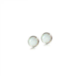 Opalite Stud Earrings Earrings Island by Koa Nani 12mm White 