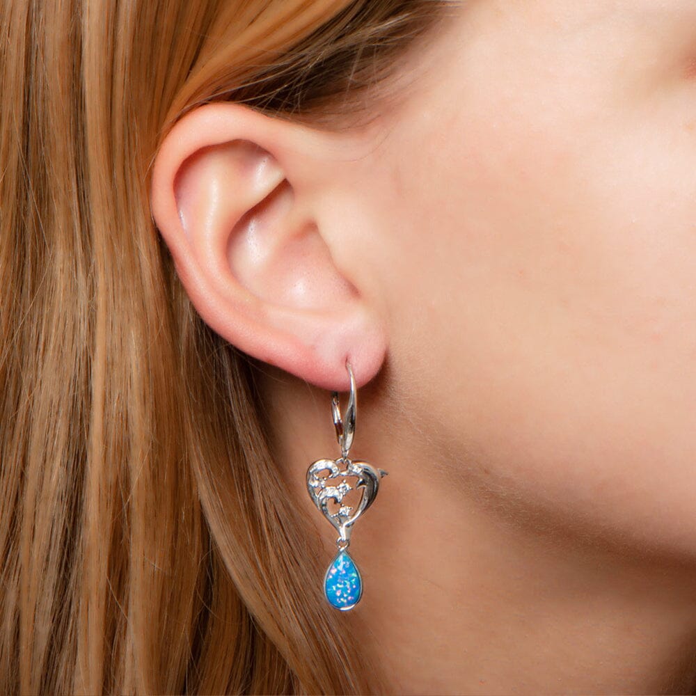 Opal Nai'a Kai Earrings Earrings Island by Koa Nani 