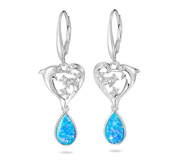 Opal Nai'a Kai Earrings Earrings Island by Koa Nani 