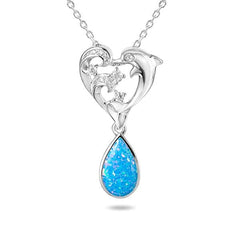 Opal Nai'a Kai Pendant Pendant Island by Koa Nani 