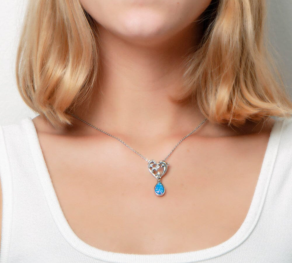 Opal Nai'a Kai Pendant Pendant Island by Koa Nani 