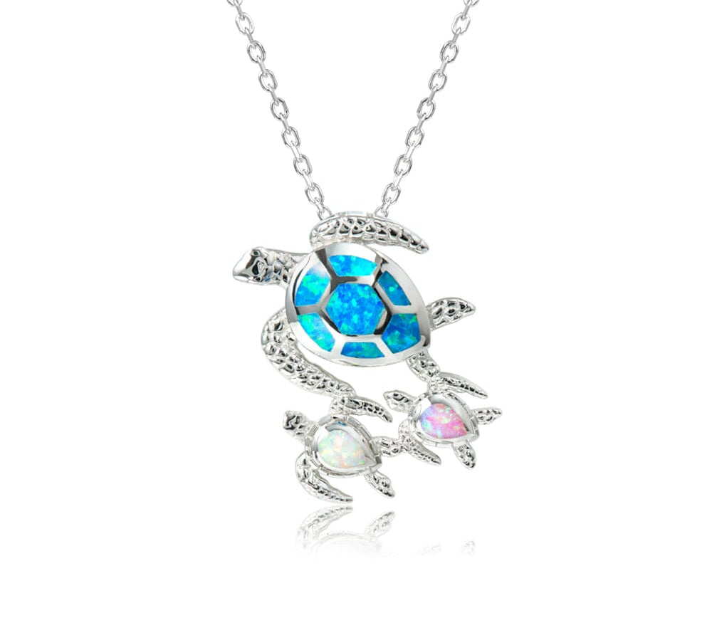 Opal Ohana Honu Pendant Pendant Island by Koa Nani Style 2 