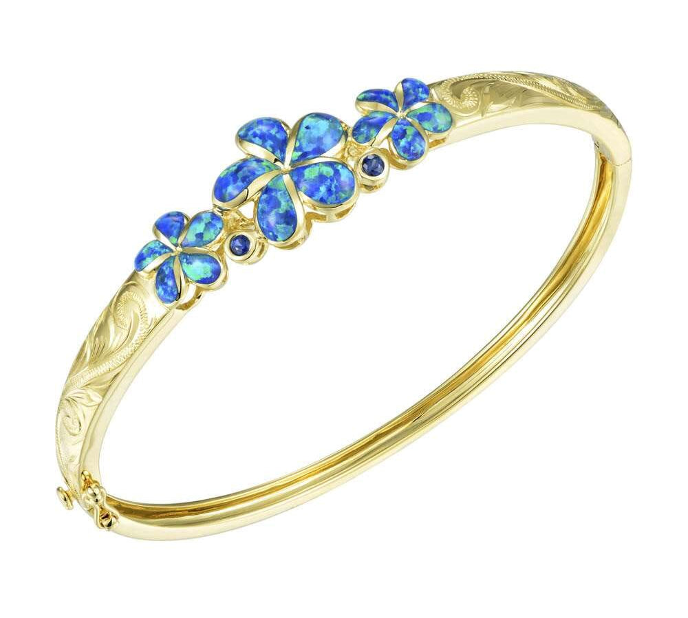 Opal Plumeria Bangle Bangle Island by Koa Nani 