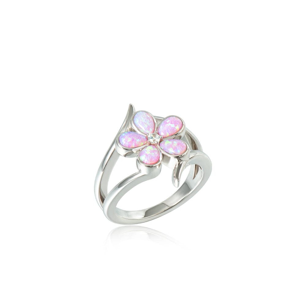Opal Plumeria Ring Ring Island by Koa Nani Style 2 