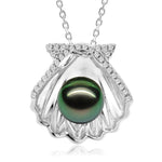 Oyster Shell Tahitian Pearl Pendant Pendant Island by Koa Nani 
