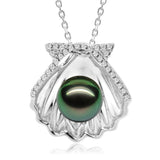 Oyster Shell Tahitian Pearl Pendant Pendant Island by Koa Nani 