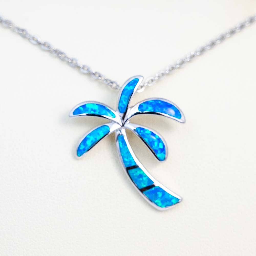 Paradise Opal Breeze Palm Pendant Pendant Island by Koa Nani 