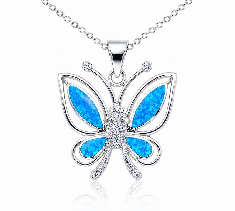 Paradise Opal Butterfly Pendant Pendant Island by Koa Nani 
