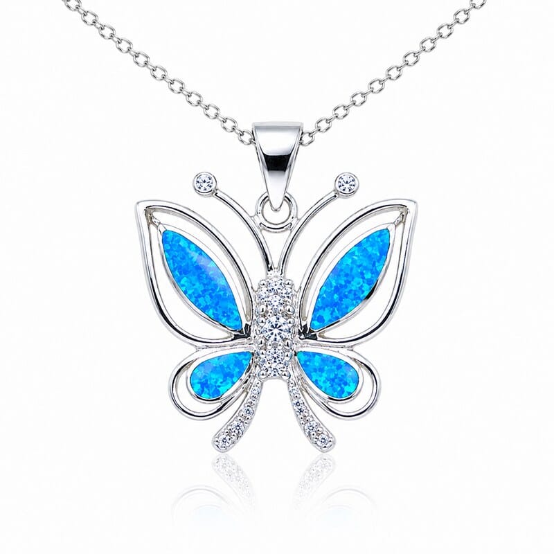 Paradise Opal Butterfly Pendant Pendant Island by Koa Nani 