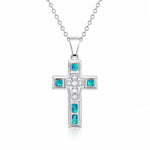 Paradise Opal Cross Pendant Pendant Island by Koa Nani 