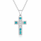 Paradise Opal Cross Pendant Pendant Island by Koa Nani 