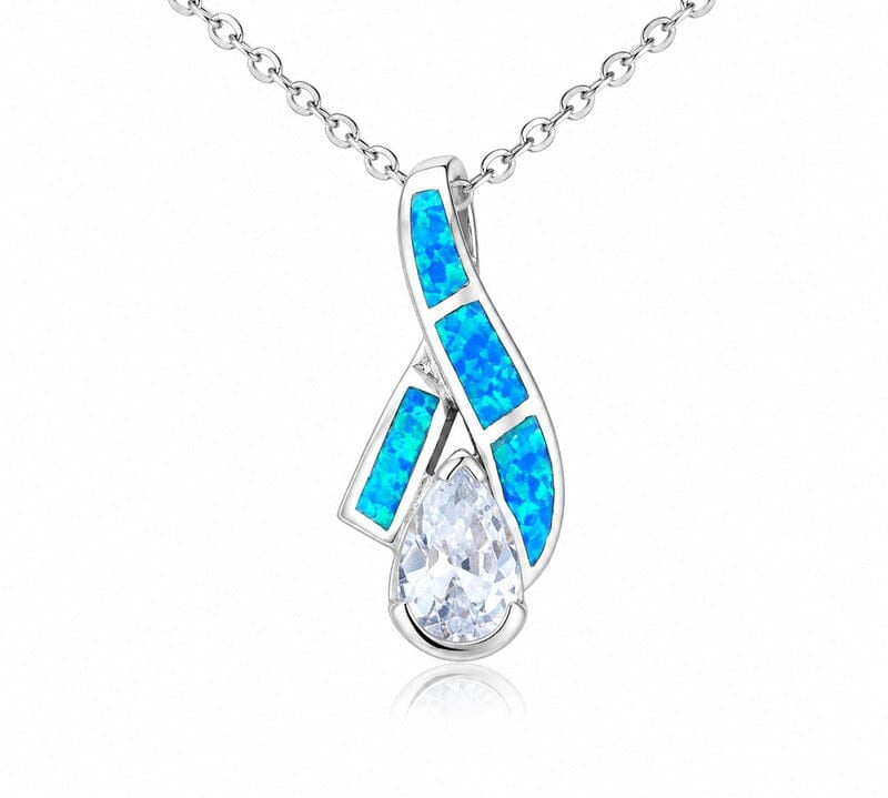 Paradise Opal Eternal Bow Pendant Pendant Island by Koa Nani 