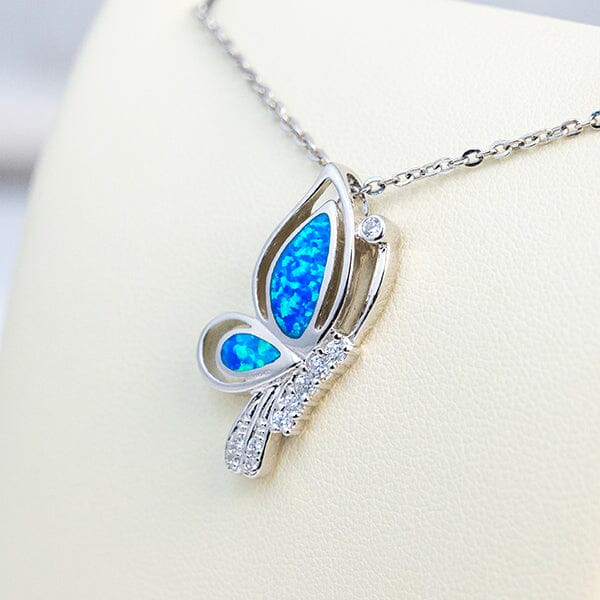 Paradise Opal Flutter Butterfly Pendant Pendant Island by Koa Nani 