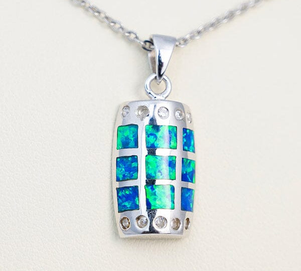 Paradise Opal Lost at Sea Barrel Pendant Pendant Island by Koa Nani 