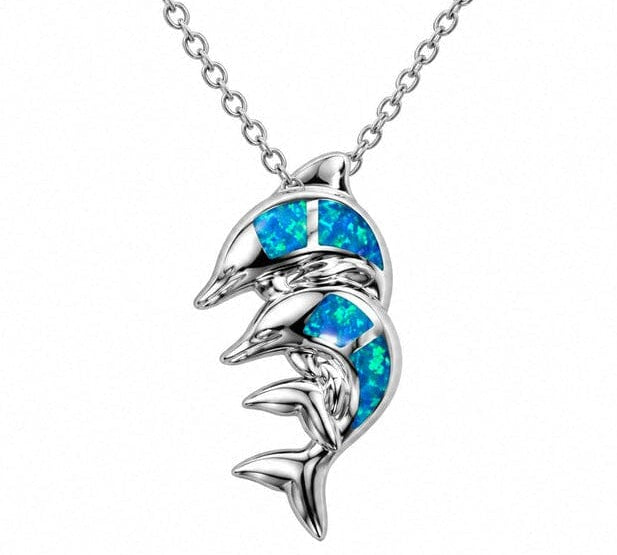 Paradise Opal Nai'a Lovers Pendant Pendant Island by Koa Nani 