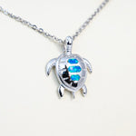 Paradise Opal Pacific Sea Turtle Pendant Pendant Island by Koa Nani 