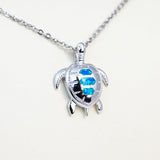 Paradise Opal Pacific Sea Turtle Pendant Pendant Island by Koa Nani 