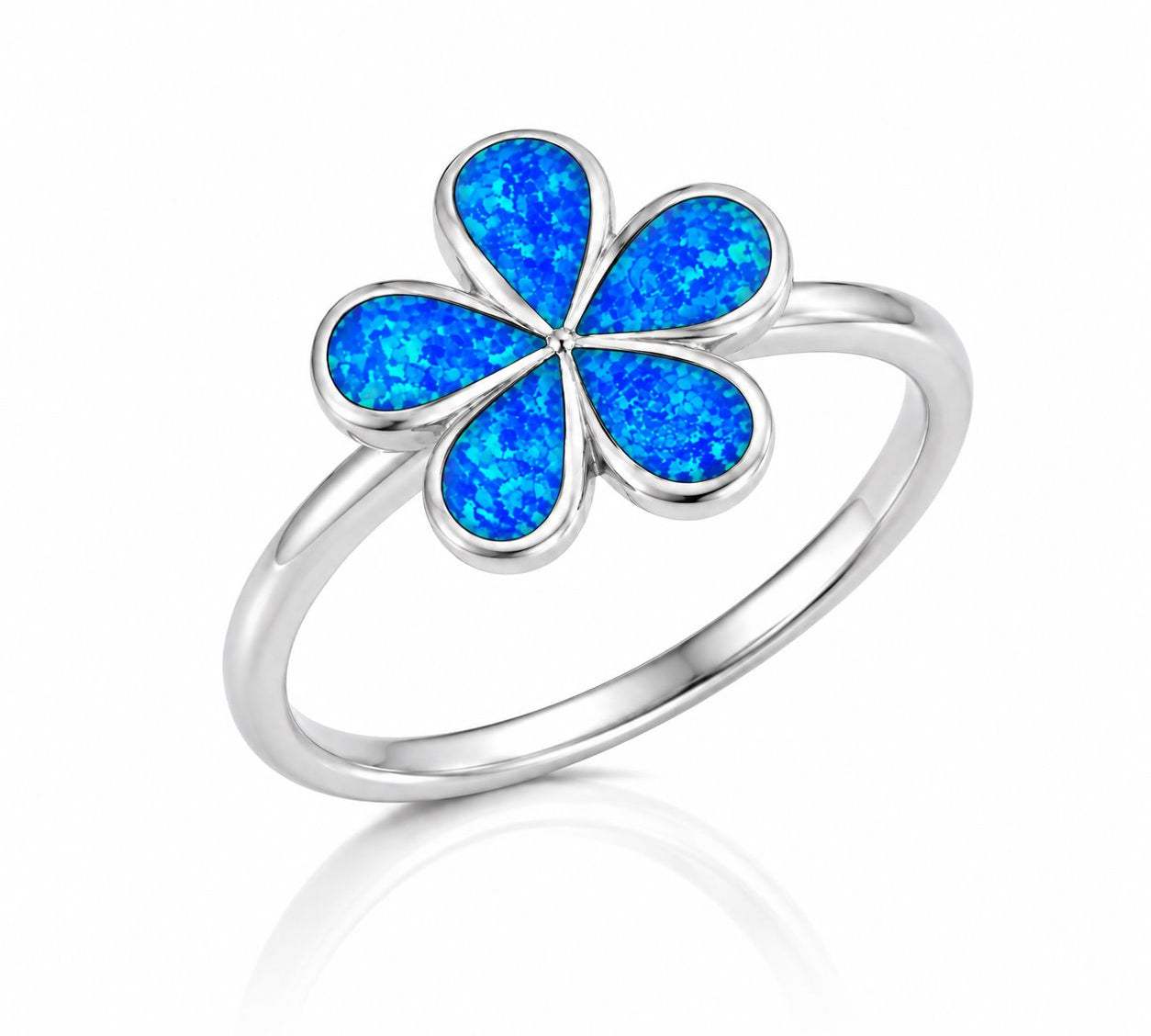 Paradise Opal Plumeria Ring Ring Island by Koa Nani 