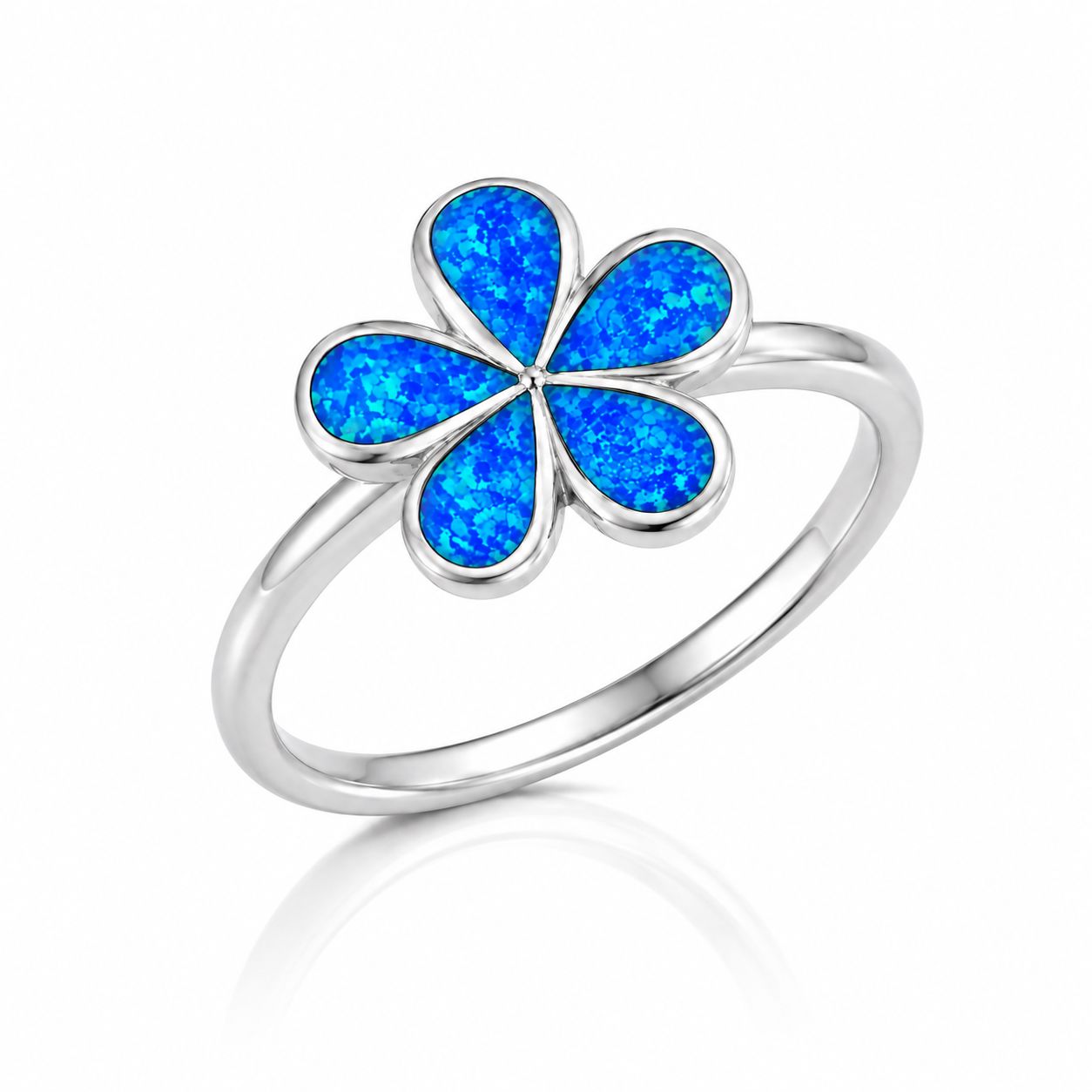 Paradise Opal Plumeria Ring Ring Island by Koa Nani 