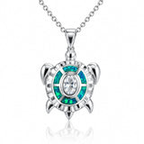 Paradise Opal Pomaikai Honu Pendant Pendant Island by Koa Nani Small (w/ Bale) 