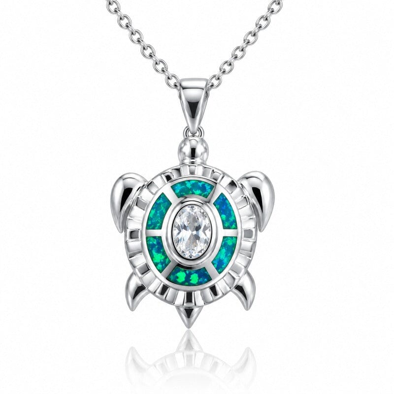 Paradise Opal Pomaikai Honu Pendant Pendant Island by Koa Nani Small (w/ Bale) 