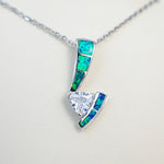 Paradise Opal Radiance Ribbon Pendant Pendant Island by Koa Nani 