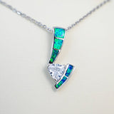 Paradise Opal Radiance Ribbon Pendant Pendant Island by Koa Nani 