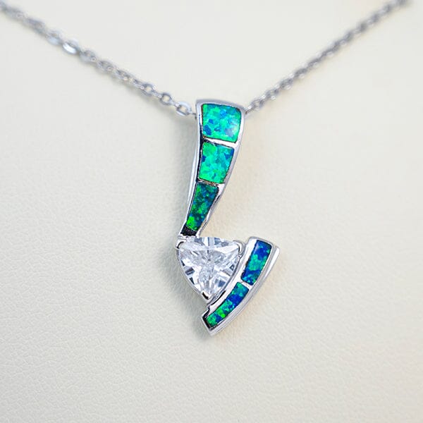 Paradise Opal Radiance Ribbon Pendant Pendant Island by Koa Nani 
