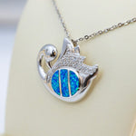 Paradise Opal Serene Swan Pendant Pendant Island by Koa Nani 