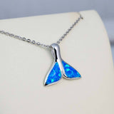 Paradise Opal Whale Tail Pendant Pendant Island by Koa Nani 