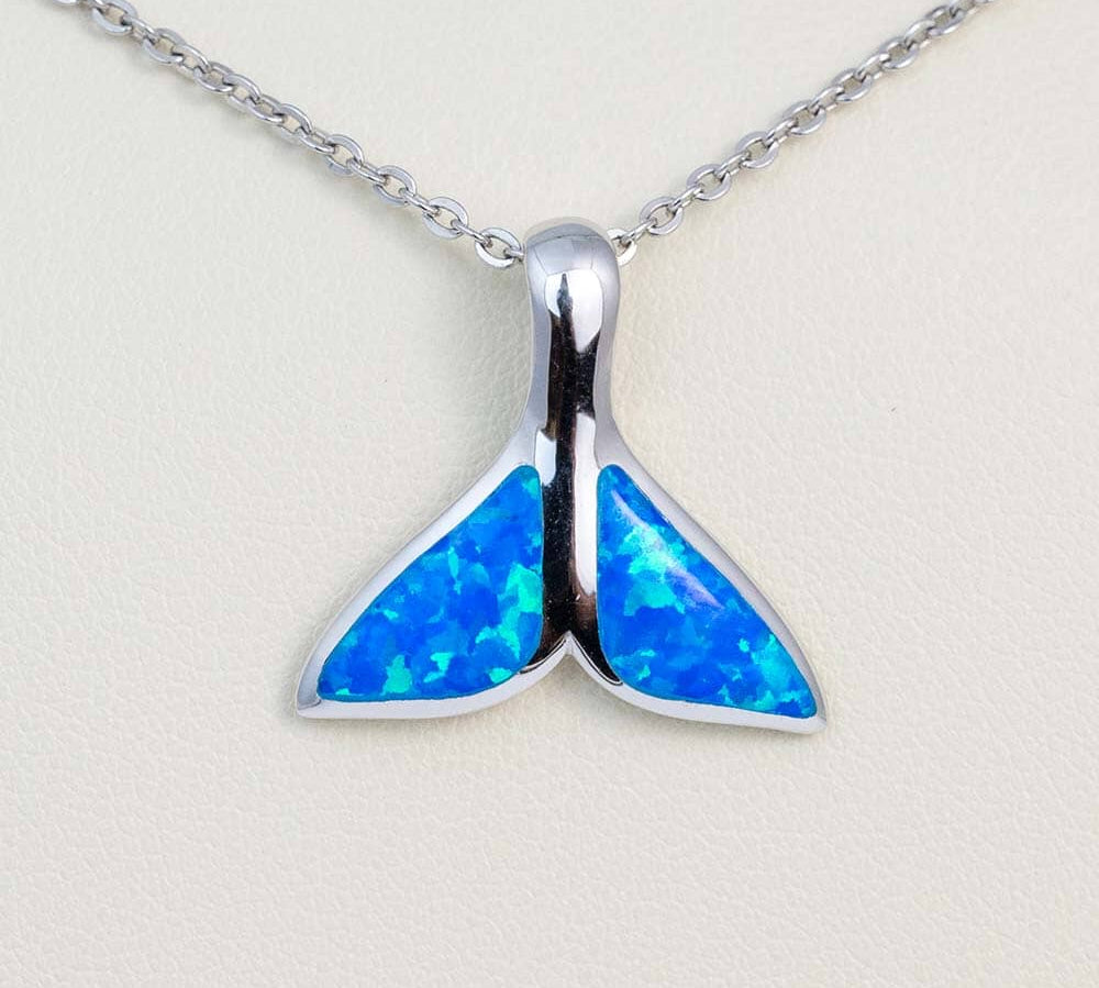 Paradise Opal Whale Tail Pendant Pendant Island by Koa Nani 