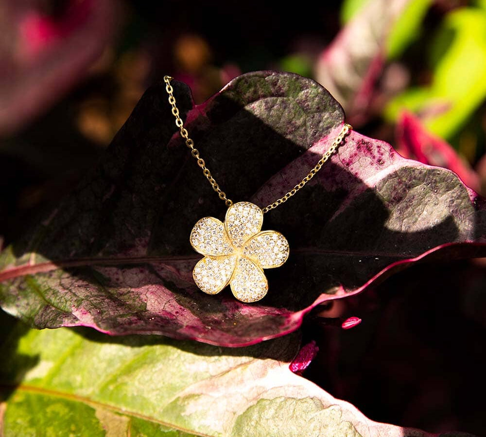 Pavé Blossom Pendant Pendant Island by Koa Nani 