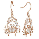 Pavé Crab Hook Earrings Earrings Island by Koa Nani 